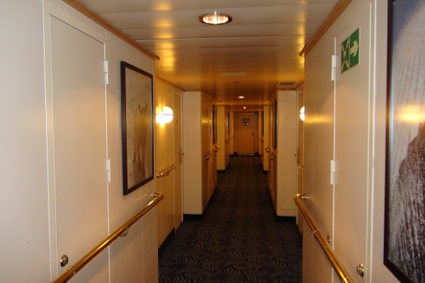 Corridor to suites