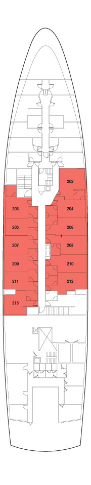 Deck 2: Main Deck Deck 2: Main Deck
