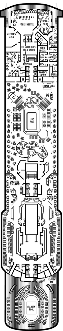 Deck 8: Lido Deck Deck 8: Lido Deck