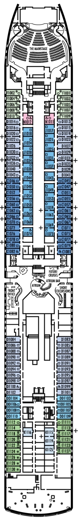 Deck 1: Main Deck Deck 1: Main Deck