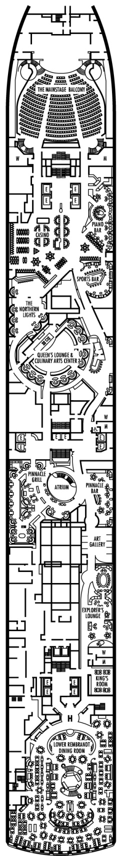 Deck 2: Lower Promenade Deck Deck 2: Lower Promenade Deck
