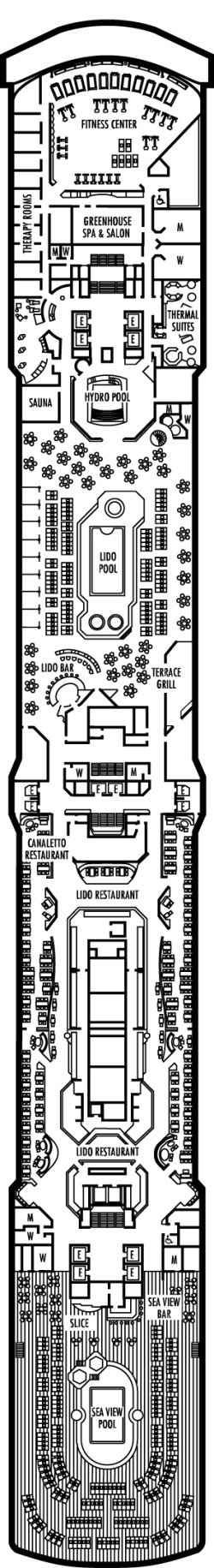 Deck 9: Lido Deck Deck 9: Lido Deck