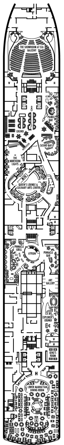Deck 2: Lower Promenade Deck Deck 2: Lower Promenade Deck