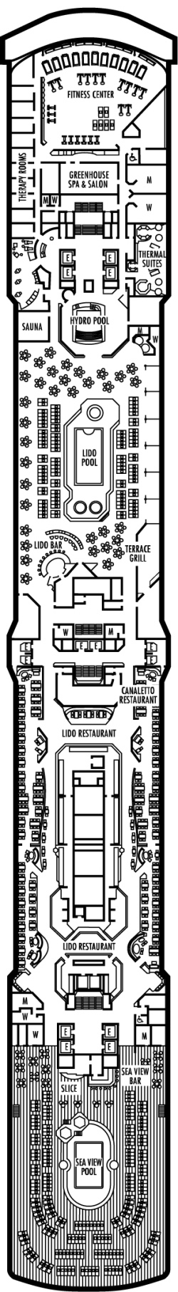 Deck 9: Lido Deck Deck 9: Lido Deck