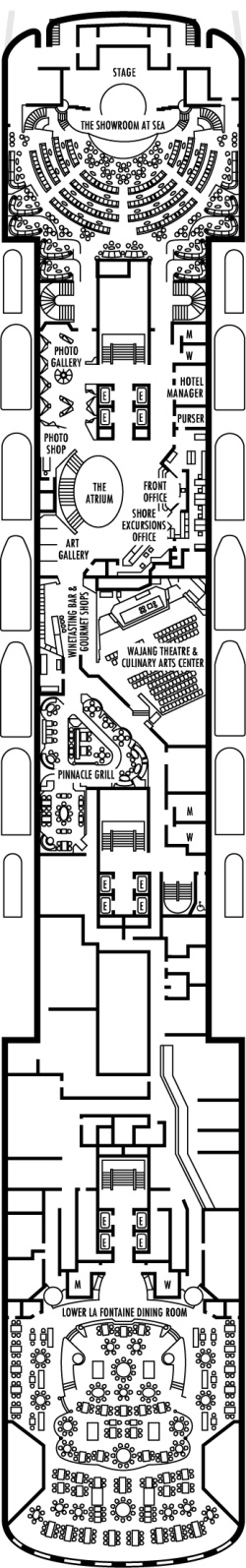 Deck 4: Promenade Deck Deck 4: Promenade Deck