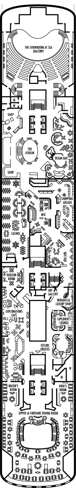 Deck 5: Upper Promenade Deck Deck 5: Upper Promenade Deck