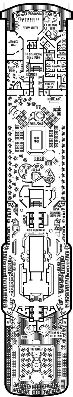 Deck 8: Lido Deck Deck 8: Lido Deck
