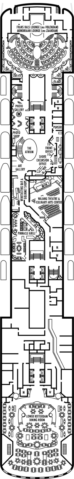 Deck 4: Promenade Deck Deck 4: Promenade Deck