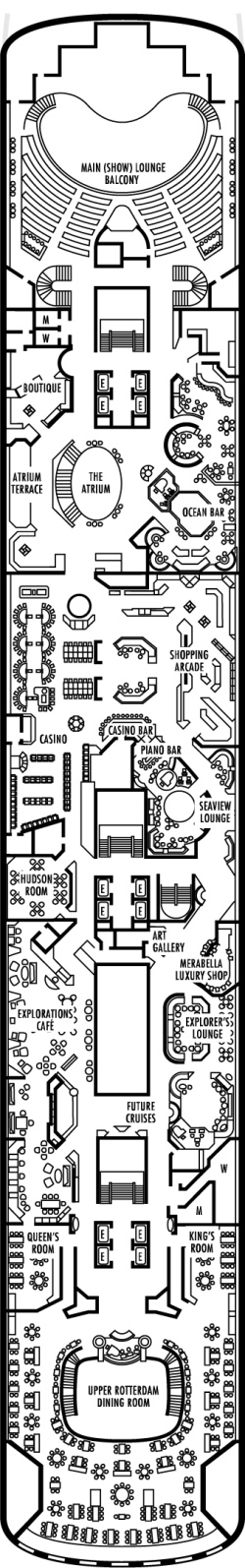 Deck 5: Upper Promenade Deck Deck 5: Upper Promenade Deck