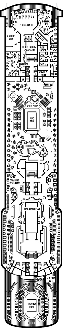 Deck 8: Lido Deck Deck 8: Lido Deck