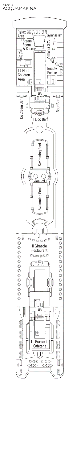 Deck 11: Acquamarina