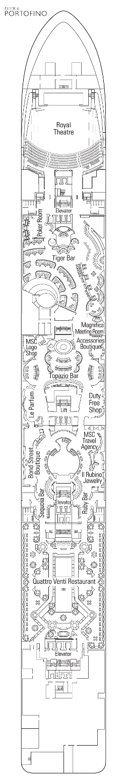 Deck 6: Portofino