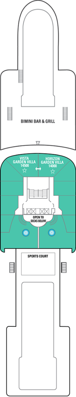 Norwegian Dawn Deck 14: Deck 14