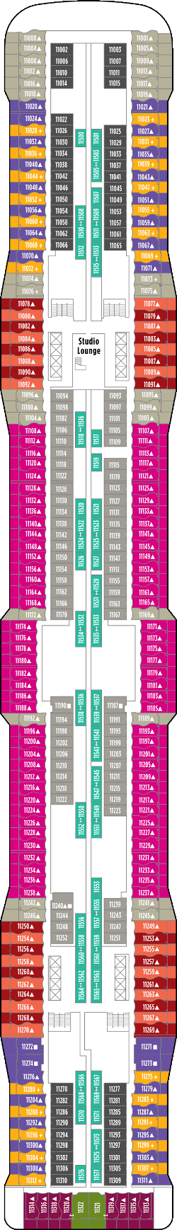 Norwegian Epic Deck 11: Deck 11