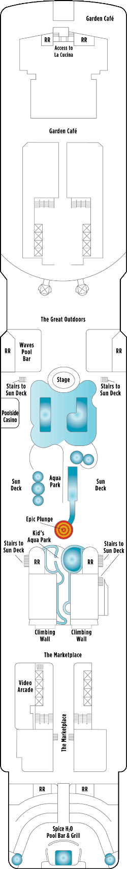 Norwegian Epic Deck 15: Deck 15