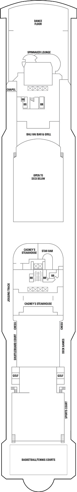 Norwegian Gem Deck 13: Deck 13