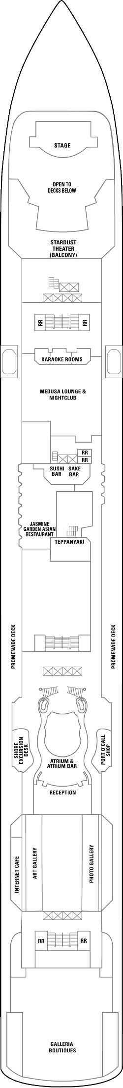 Norwegian Jade Deck 7: Deck 7