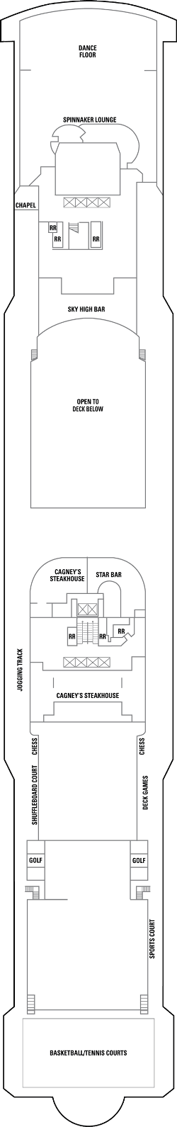 Norwegian Jewel Deck 13: Deck 13