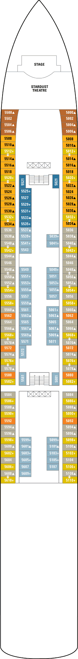 Norwegian Jewel Deck 5: Deck 5