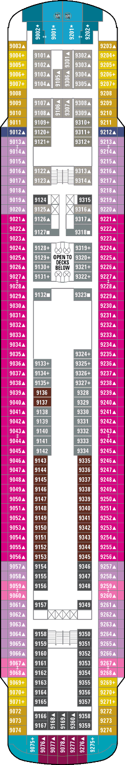 Norwegian Sky Deck 9: Deck 9