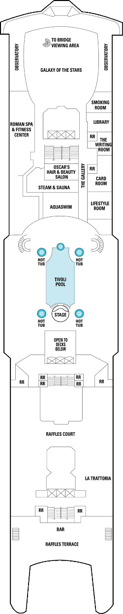 Norwegian Spirit Deck 12: Deck 12