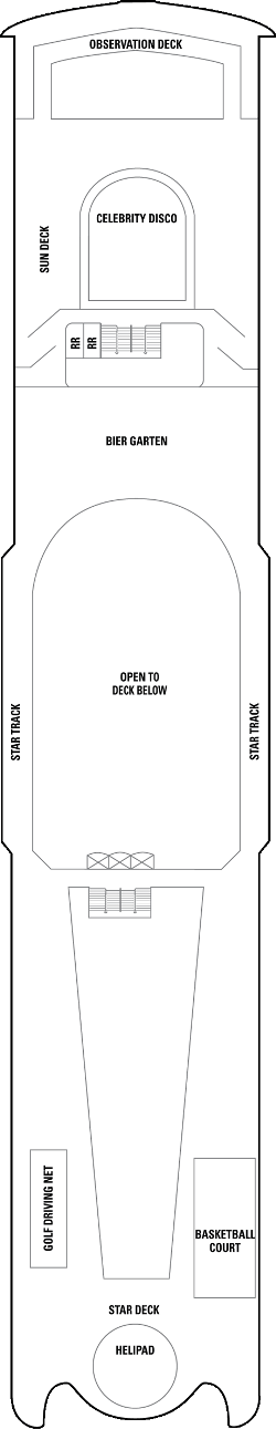 Norwegian Spirit Deck 13: Deck 13