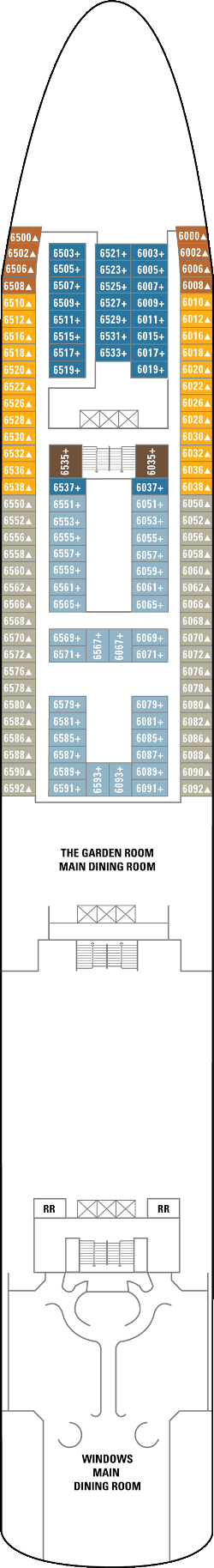 Norwegian Spirit Deck 6: Deck 6