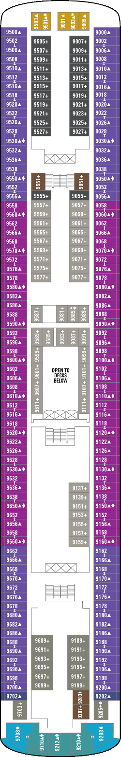 Norwegian Spirit Deck 9: Deck 9