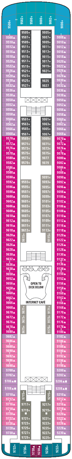 Norwegian Star Deck 9: Deck 9