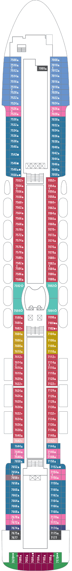 Pride Of America Deck 7: Deck 7