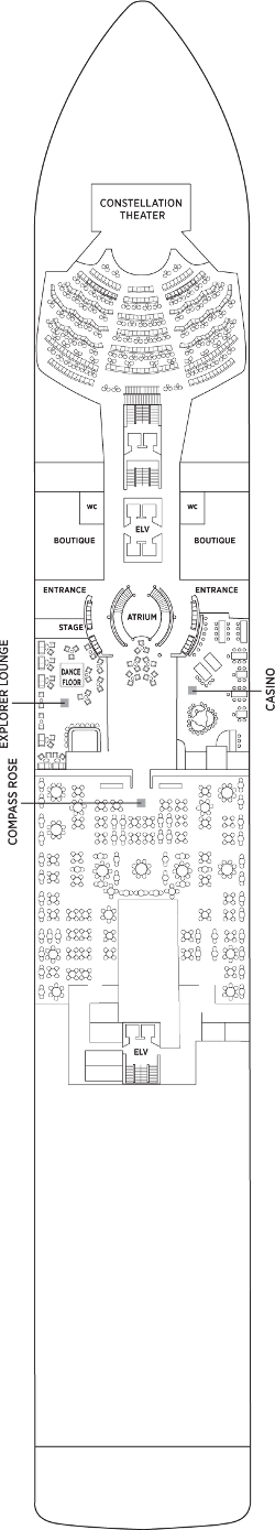 Seven Seas Explorer Deck 4: Deck 4