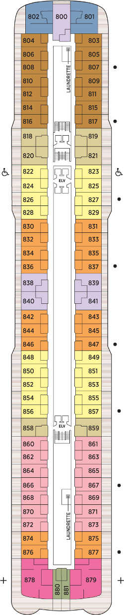 Seven Seas Explorer Deck 8: Deck 8