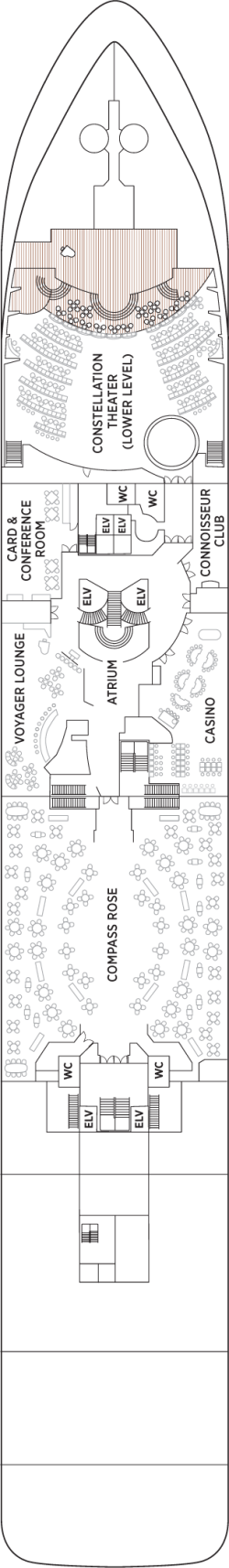 Seven Seas Voyager Deck 4: Deck 4