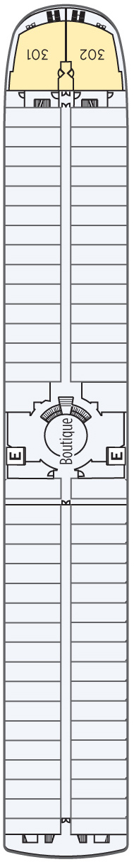 Deck 4: Promenade Deck Deck 4: Promenade Deck