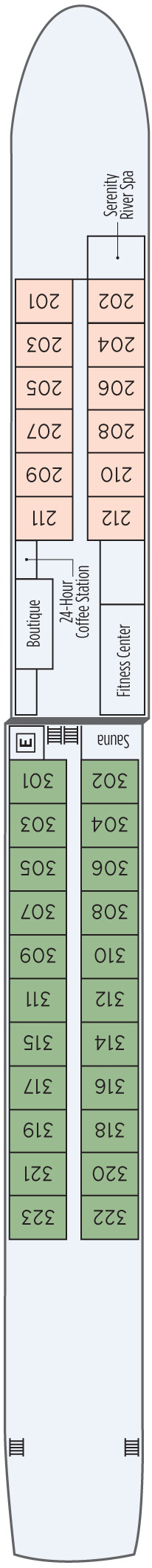 Deck 2: Danube Deck