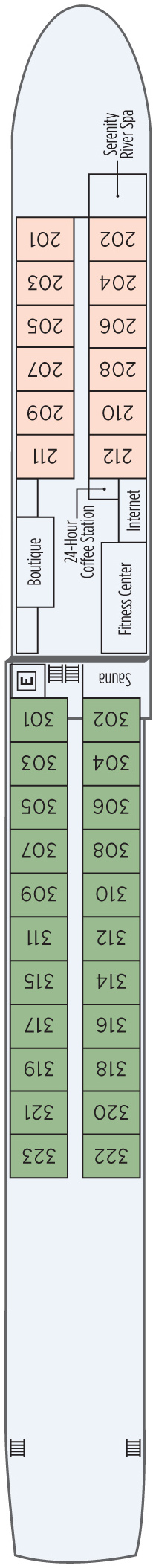 Deck 2: Danube Deck Deck 2: Danube Deck