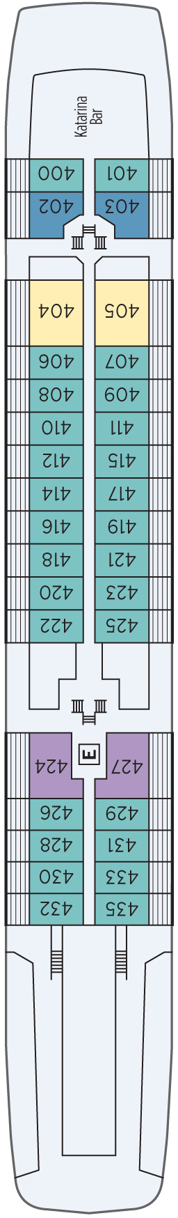 Deck 4: Volga Deck Deck 4: Volga Deck