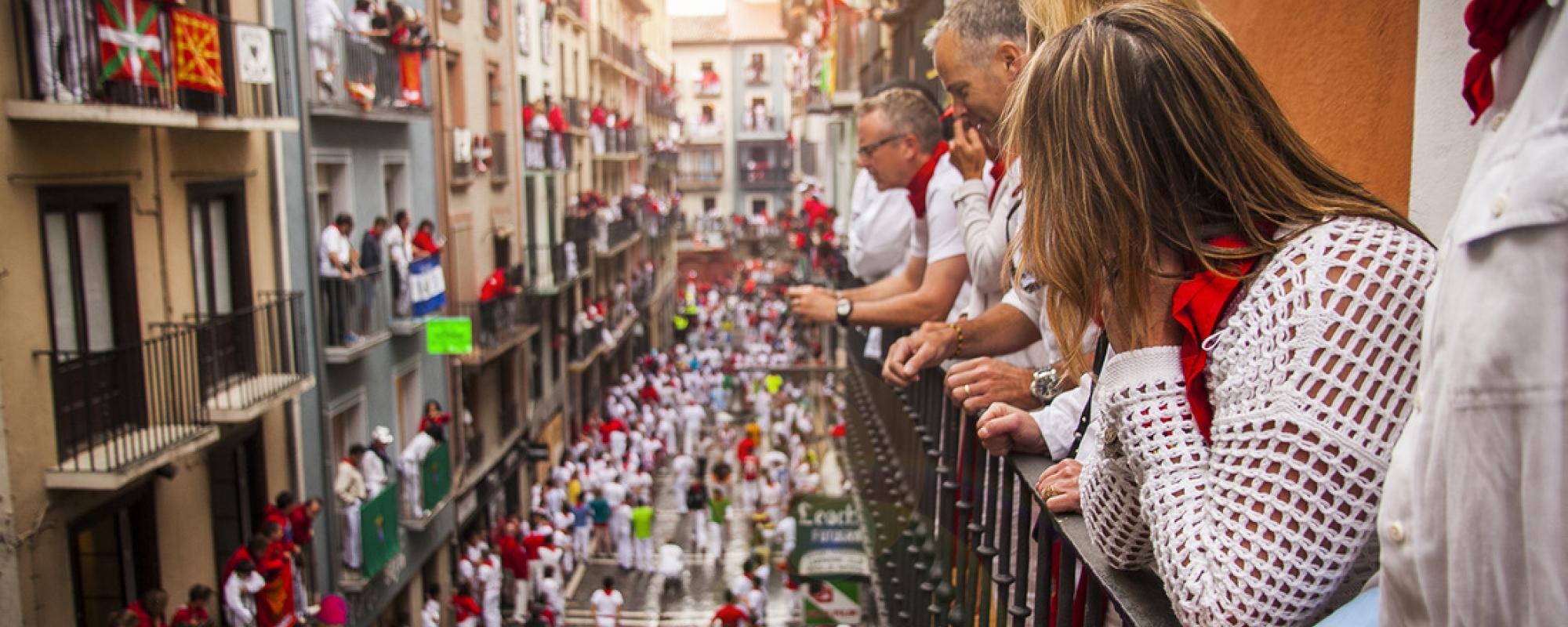 The Running of the Bulls in Pamplona