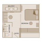 (CA) Balcony Suite